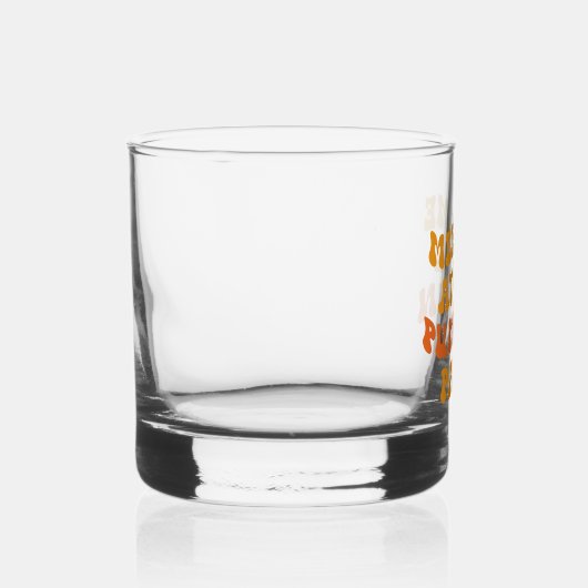 Ik zie me bij de pompoenpleister whisky glas (Rechts)