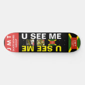 IK ZIE ME. JMT 8 1/4"Skateboarddek Persoonlijk Skateboard (Horizontaal)