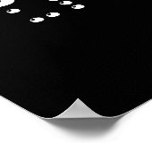 Ik zie met mijn hart - blindheid braille poster (Hoek)