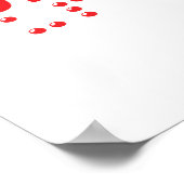 Ik zie met mijn hart meisje - blindheid braille poster (Hoek)