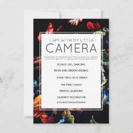 Ik zie met mijn kleine camera Huwelijksgame Kaart