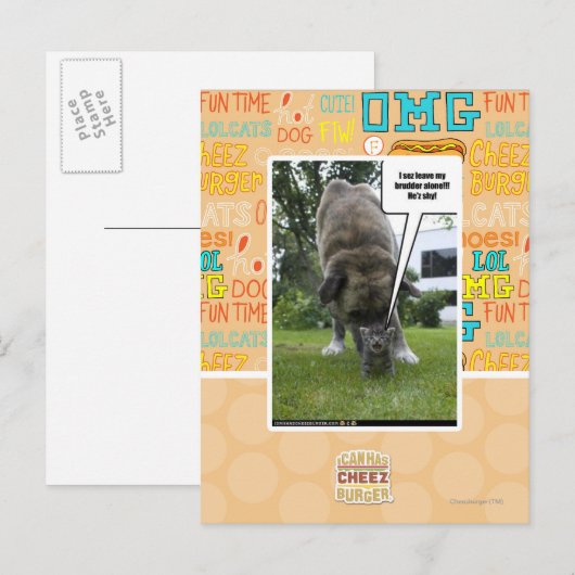 Ik zie mijn grens met rust laten briefkaart (Voorkant / Achterkant)