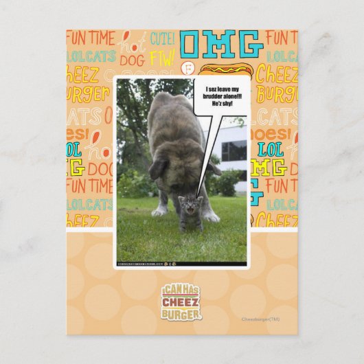 Ik zie mijn grens met rust laten briefkaart (Voorkant)