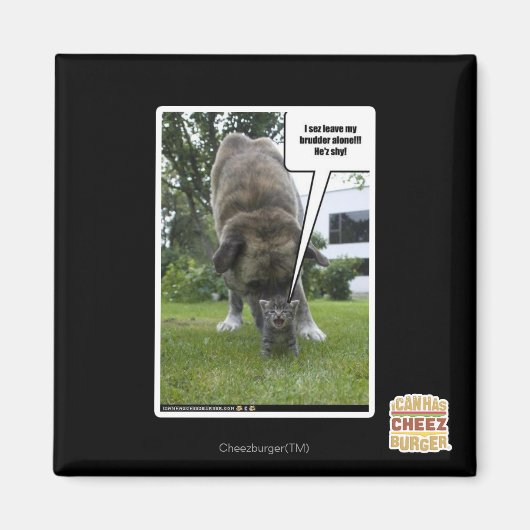 Ik zie mijn grens met rust laten magneet (Voorkant)