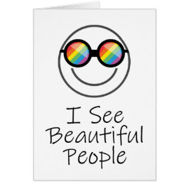 Ik zie mooie mensen regenboog lenzen trots maand