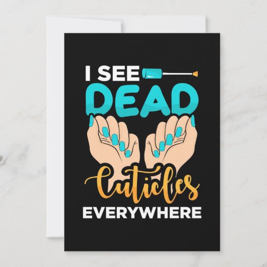 Ik zie nagelriemen overal kaart (Voorkant)