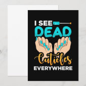 Ik zie nagelriemen overal kaart (Voorkant / Achterkant)