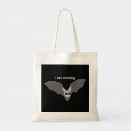 Ik zie niets - vlek met zonnebrillen tote bag