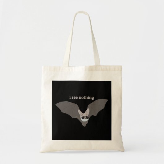 Ik zie niets - vlek met zonnebrillen tote bag (Voorkant)
