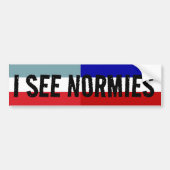 Ik zie Normies Bumpersticker (Voorkant)