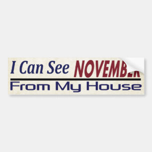 Ik zie november van mijn Huis Bumpersticker