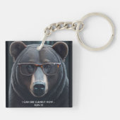 IK ZIE NU DUIDELIJK BEER SLEUTELHANGER (Achterkant)