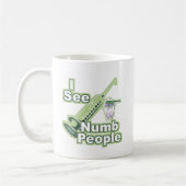 Ik zie Numb Mensen Koffiemok (Links)