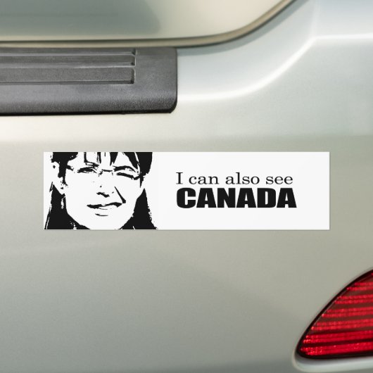 Ik zie ook Canada Bumpersticker (Op auto)