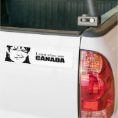 Ik zie ook Canada Bumpersticker (Op Truck)