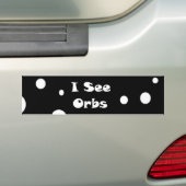 Ik zie Orbs-bumper sticker (Op auto)