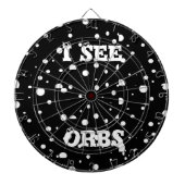 Ik zie Orbs-dartboard Dartbord (Voorkant)