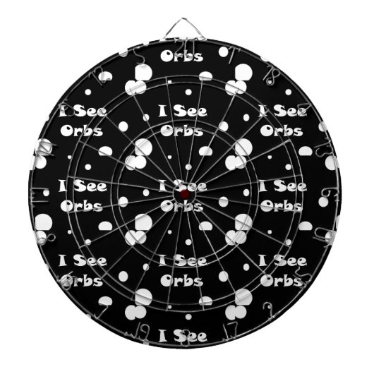 Ik zie Orbs-dartboard Dartbord (Voorkant)