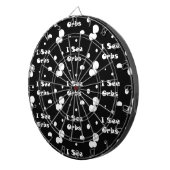 Ik zie Orbs-dartboard Dartbord (Voorkant Rechts)