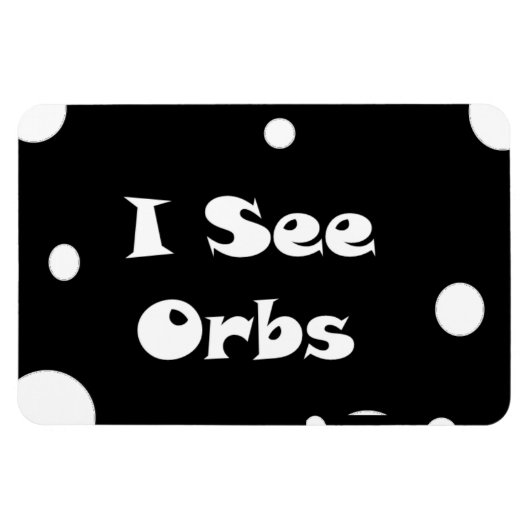 Ik zie Orbs-flexi magnet Magneet (Horizontaal)