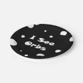 Ik zie Orbs  Papieren Bordje (Gekanteld)