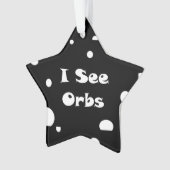 Ik zie Orbs-sterversiering Ornament (voorkant)