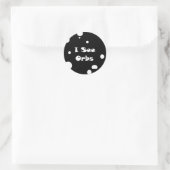 Ik zie Orbs-sticker Ronde Sticker (Tas)