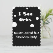 Ik zie Orbs-uitnodigingen Kaart (Staand voorkant)