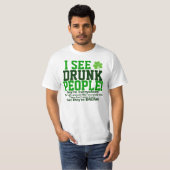 Ik zie overal Drink mensen! T-shirt (Voorkant volledig)