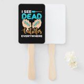 Ik zie overal kubussen handwaaier (Voorkant en achterkant)