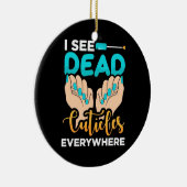 Ik zie overal kubussen keramisch ornament (Rechts)