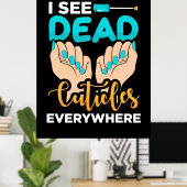 Ik zie overal kubussen poster (Thuiskantoor)