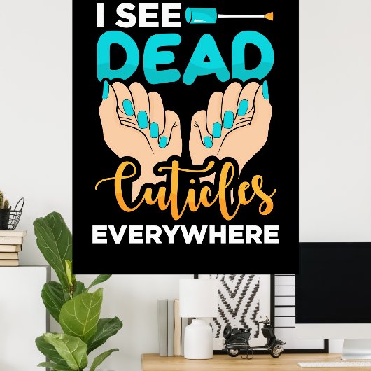 Ik zie overal kubussen poster (Thuiskantoor)