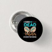 Ik zie overal kubussen ronde button 3,2 cm (Voorkant /achterkant)