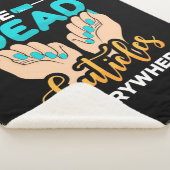 Ik zie overal kubussen sherpa deken (3/4)