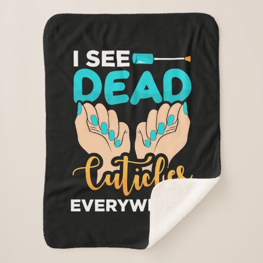 Ik zie overal kubussen sherpa deken (Voorkant)