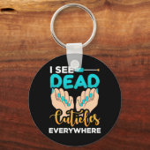 Ik zie overal kubussen sleutelhanger (Voorkant)