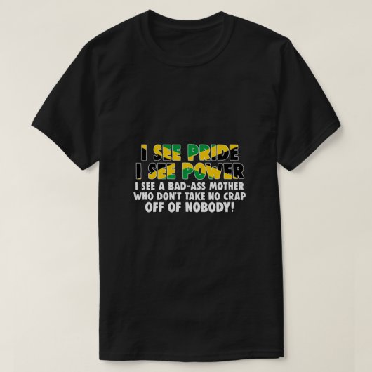 Ik zie Pride, ik zie Power - Cool Runnings Essenti T-shirt (Design voorkant)