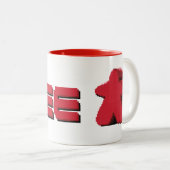 Ik zie Red Meeple Coffee Mok (Voorkant rechts)