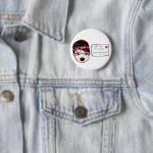 Ik zie Rusland... Knoop! Ronde Button 5,7 Cm (In situ)