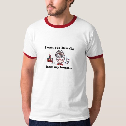 Ik zie Rusland vanuit mijn huis T-shirt (Voorkant)