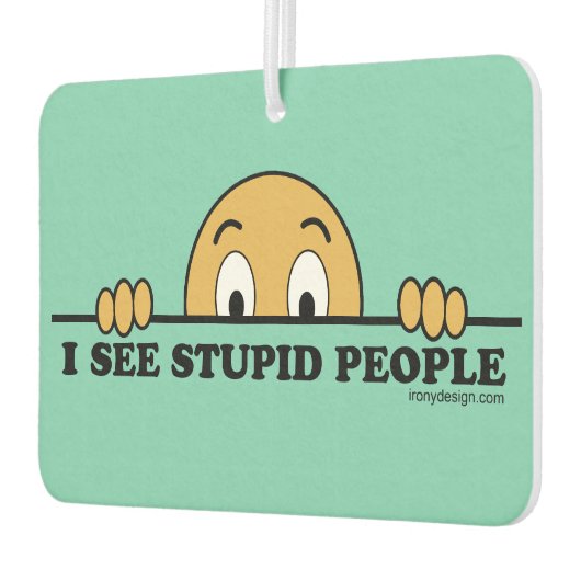 Ik zie stoute mensen luchtverfrisser (Links)