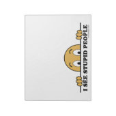 Ik zie stoute mensen notitieblok (Linkerzijde)