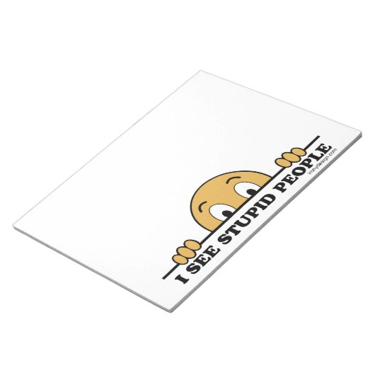 Ik zie stoute mensen notitieblok (Schuin)