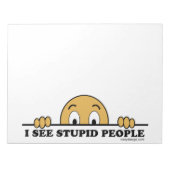 Ik zie stoute mensen notitieblok (Voorkant)