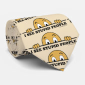 Ik zie stoute mensen stropdas (Opgerold)