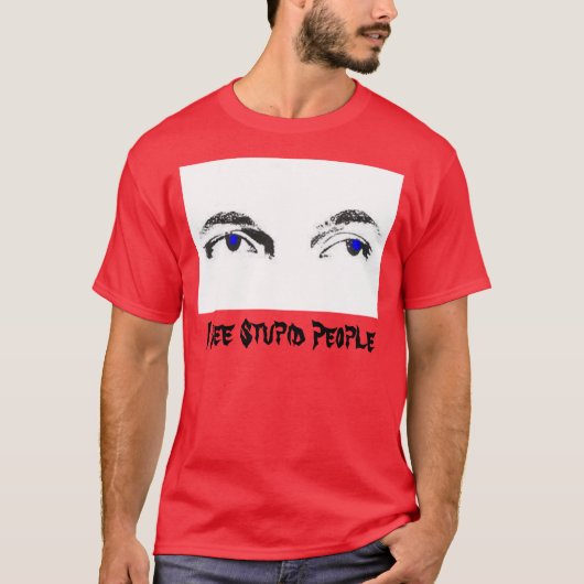 Ik zie stoute mensen t-shirt (Voorkant)