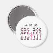 Ik zie Tall Mensen Magneet (Voorkant / Achterkant)