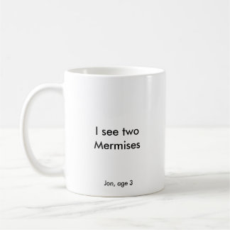 Ik zie twee mermises koffiemok