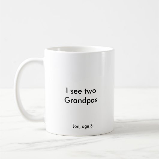 Ik zie twee oma's koffiemok (Links)